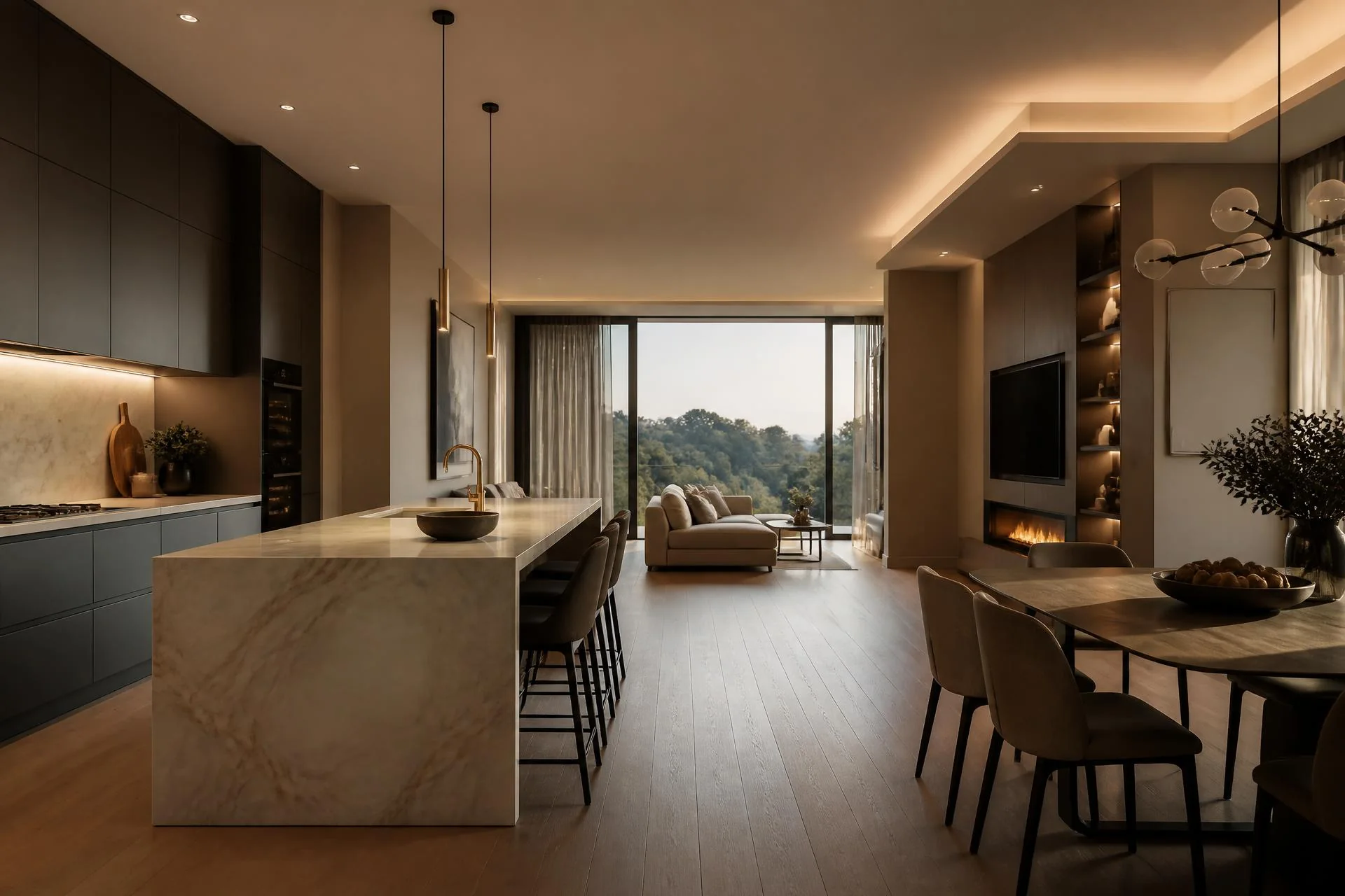 Premium modular kitchen manufactured by Ferrum Products